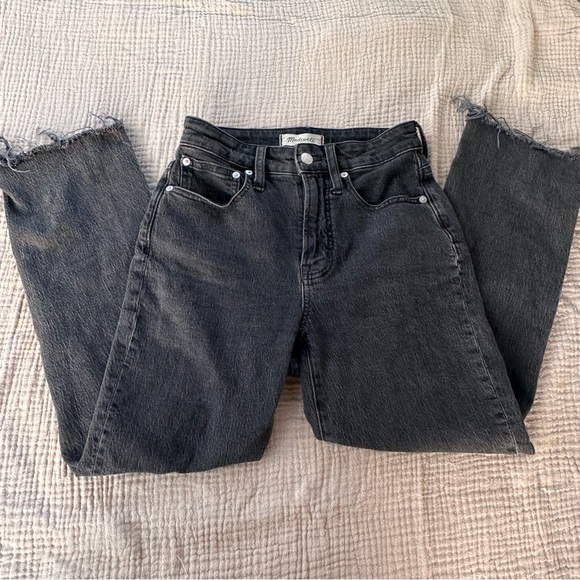 Madewell The Curvy Petite Perfect Vintage Straight Jean in Lunar Wash size 24 P - Picture 7 of 7
